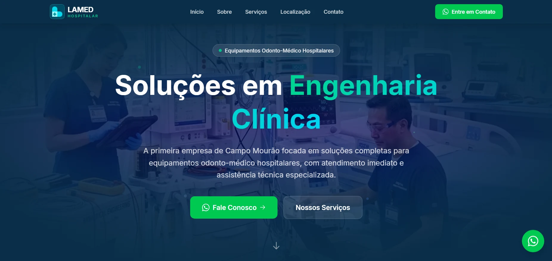 Miniatura do site Lamed Hospitalar
